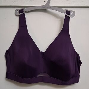 Cacique Deep Plum Wireless T-Shirt Bra